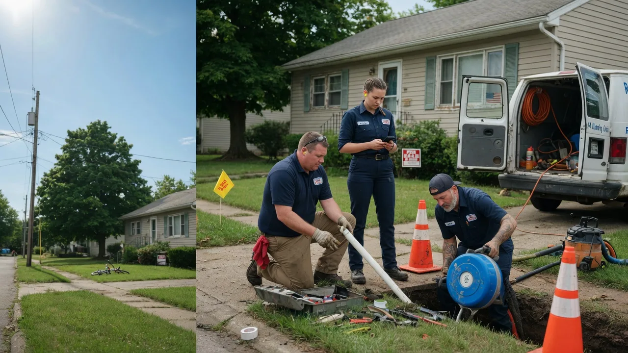 Sewer Line Repair in Pleasant Lake, MI near me